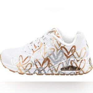 Skechers Street UNO JGoldcrown Metallic Sneakers